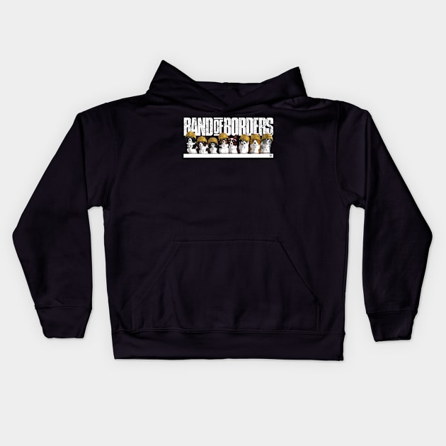 Band of Borders - Desert White Kids Hoodie by DoggyGraphics